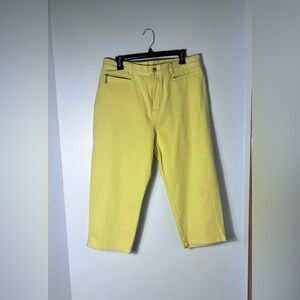 Ralph Lauren Yellow Capri Pants